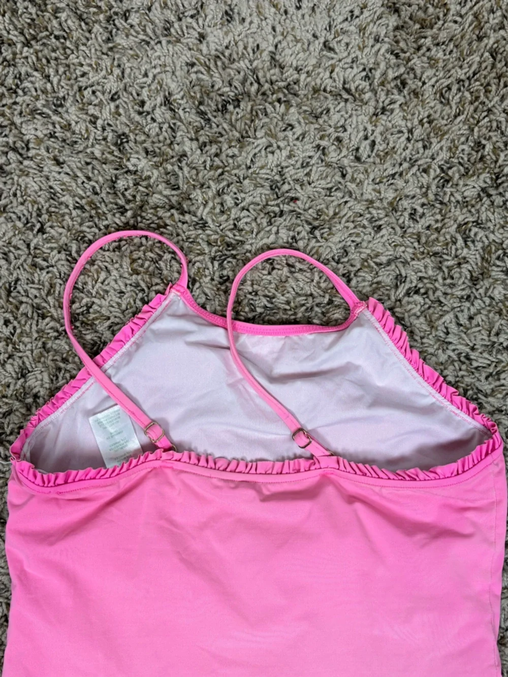 Lilly Pulitzer Juliet One Piece‎ Girls Swimsuit UPF 50+ Pink Tropics Size 12